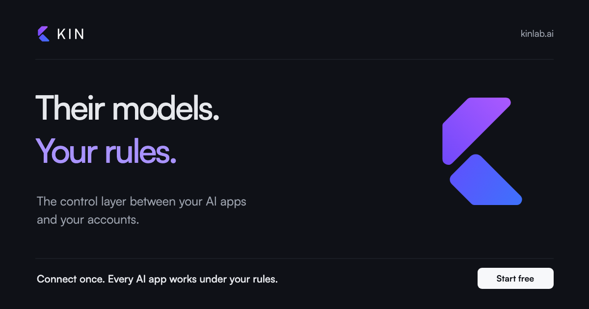 Show HN: Kin – Make your AI apps answer to you (allow, ask or block each action)